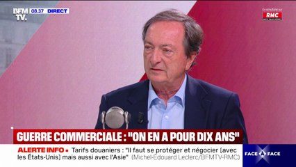Taxes américaines: Michel-Édouard Leclerc craint "une inflation structurelle"