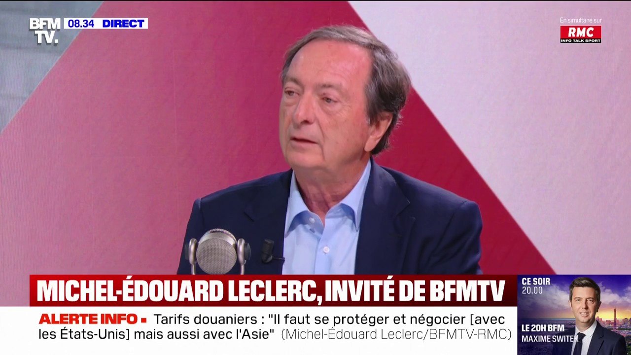 Boycott des produits américains: "C'est nul, on va sur l'escalade, ça ne mène à rien", déclare Michel-Édouard Leclerc