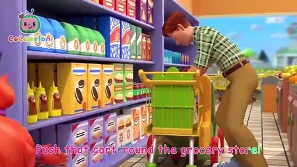 Grocery Store Song + Red Light Green Light Game Song!  CoComelon Nursery Rhymes & Kids Songs