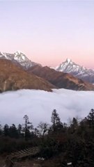 Extremely Beautiful Morning at Mardi Himal