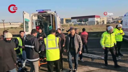 Tekirdağ'da feci kaza... İki servis çarpıştı: 18 yaralı!