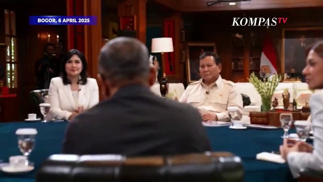 [Full] Blak-Blakan! Presiden Prabowo Jawab 6 Pemred: Kontroversi RUU TNI hingga Perang Dagang Trump