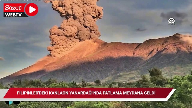 Filipinler'deki Kanlaon Yanardağı'nda patlama meydana geldi