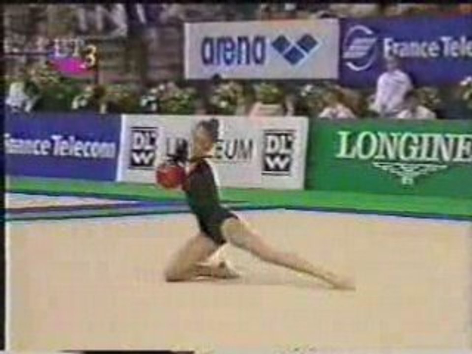 Isabelle Massage ballon Ch d'Europe 1996
