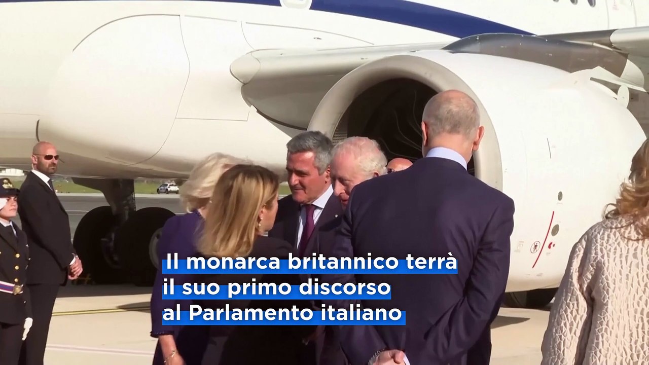 I Reali inglesi arrivati a Roma per la visita in Italia dopo il breve ricovero di Re Carlo