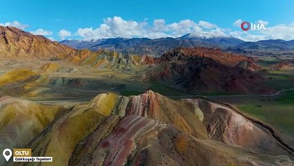 Erzurum’un gizli cenneti! 45 milyon yıllık gökkuşağı renkleri