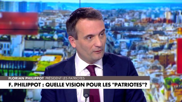 Florian Philippot détaille la vision du parti des Patriotes dont il est le président