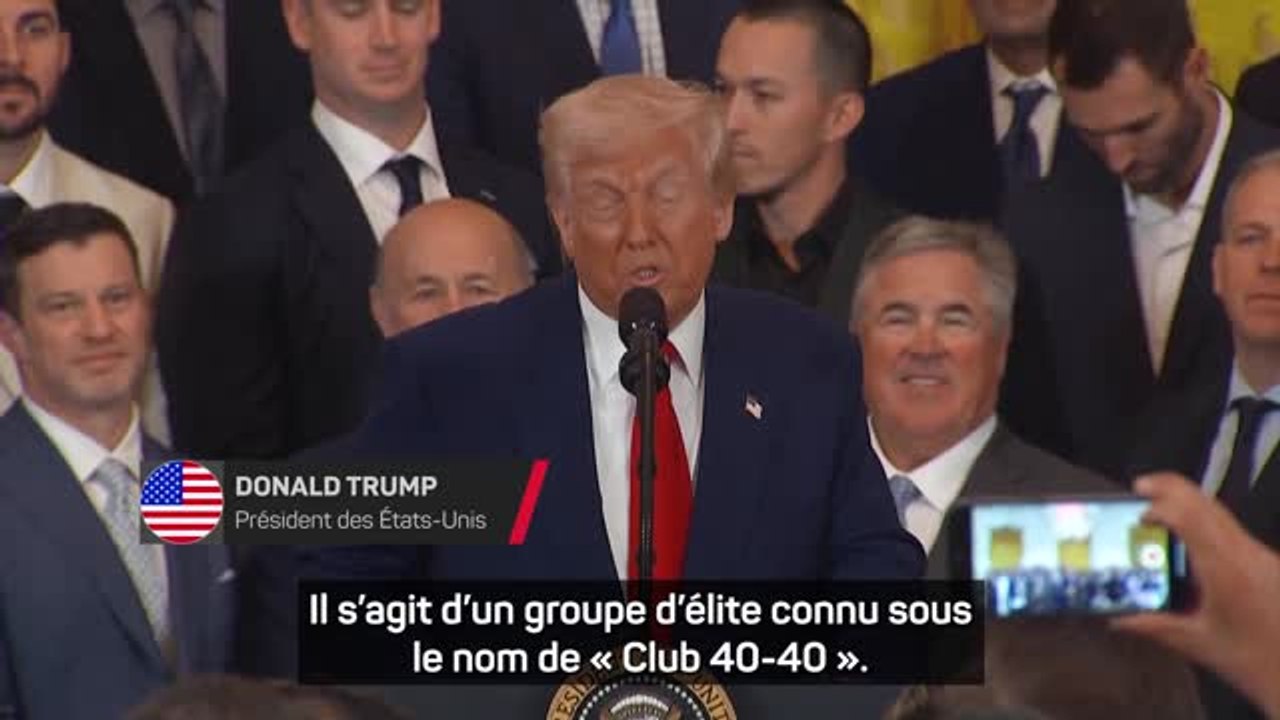 Dodgers - Shohei Ohtani salué par Donald Trump à la Maison-Blanche