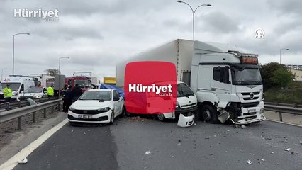 Anadolu Otoyolu'nun Kocaeli kesiminde zincirleme kaza