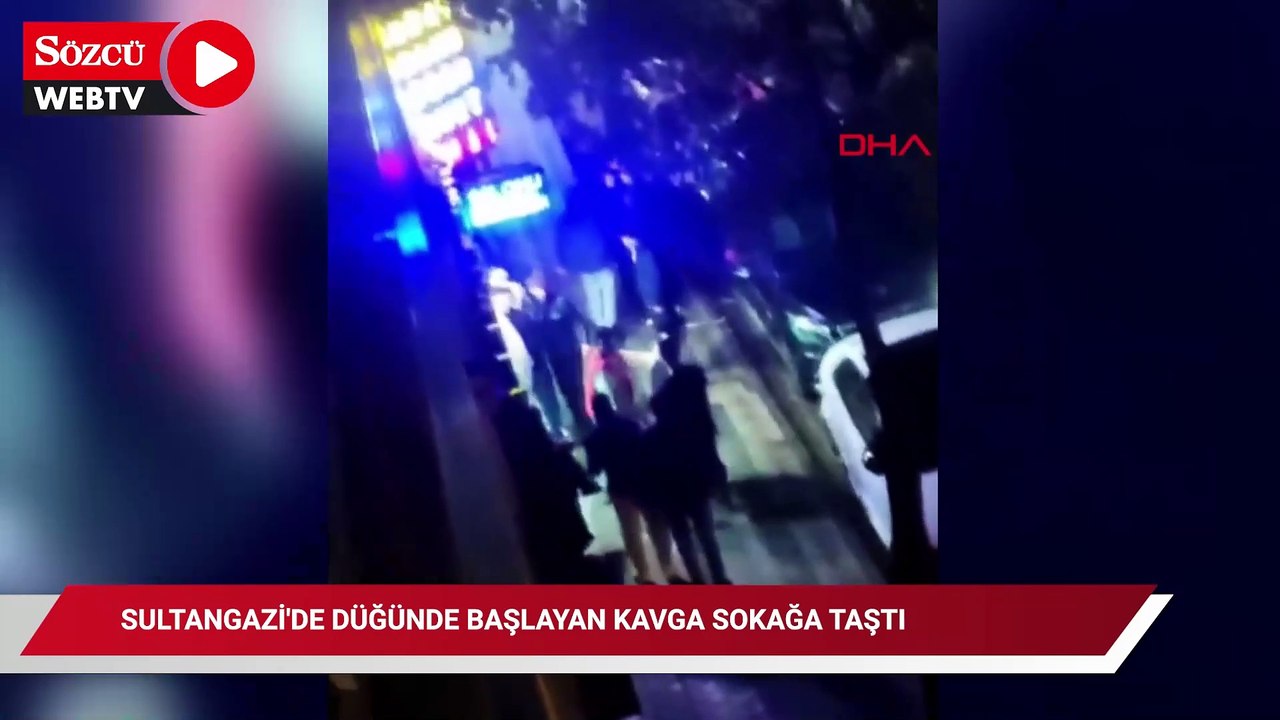 Sultangazi'de düğünde başlayan kavga sokağa taştı