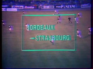 BORDEAUX  - STRASBOURG - 1981 - SAISON 1980/1981 -