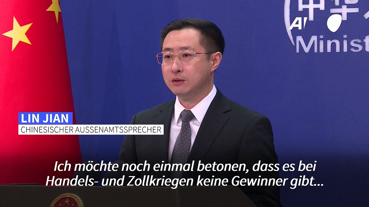 China will "bis zum Ende" gegen US-Zölle kämpfen