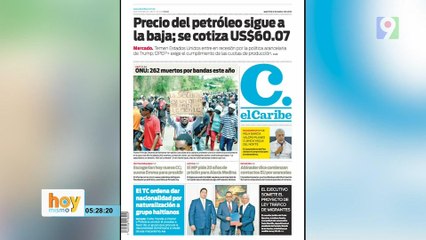 Titulares prensa dominicana martes 08 de abril  2025 | Hoy Mismo