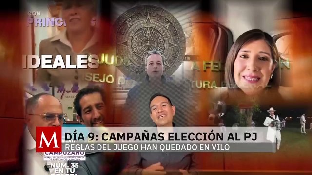 Inicia la segunda semana de campañas por la elección judicial. Pedro Gamboa, 07 de abril 2025