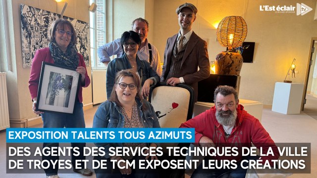 Des agents des services techniques de la Ville de Troyes exposent leurs créations artistiques et artisanales