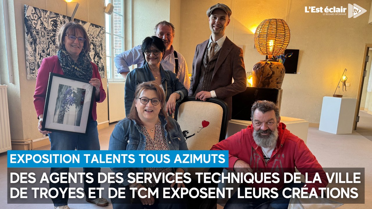 Des agents des services techniques de la Ville de Troyes exposent leurs créations artistiques et artisanales
