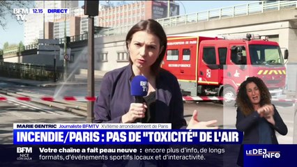 "On va être précautionneux" : le feu est maitrisé dans le centre de tri parisien mais les riverains restent prudents