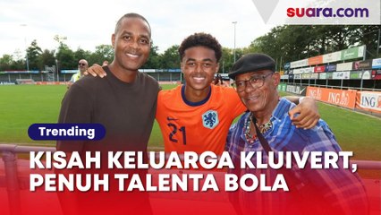 Kisah Keluarga Patrick Kluivert dari Bapak sampai Anak Semua Bintang Sepak Bola