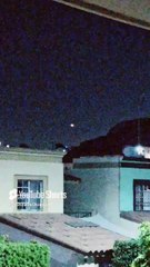 continúa la actividad en el cerro de los misterios aviones y drones volando en medio de la noche