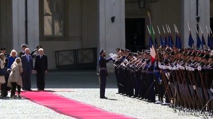Italia-Gb, Mattarella riceve re Carlo e Camilla al Quirinale