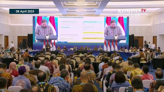 [FULL] Menko Airlangga Paparkan Situasi Ekonomi Indonesia usai Tarif Impor dari Trump