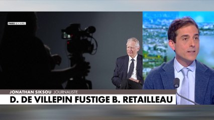 Jonathan Siksou revient sur les déclarations de Dominique De Villepin contre Bruno Retailleau