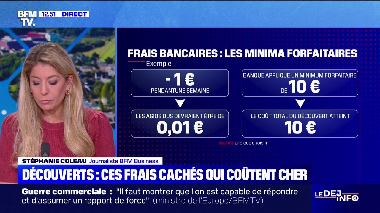 Découverts bancaires: attention aux frais cachés