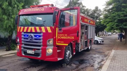 Curto-circuito em ar-condicionado provoca princípio de incêndio em residência no Recanto Tropical