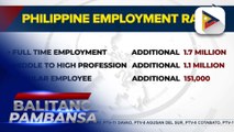 Employment rate ng Pilipinas, tumaas sa 96.2% nitong Pebrero ayon sa PSA