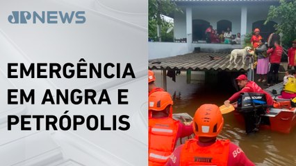 Chuvas deixam mais de 500 desalojados no Rio de Janeiro