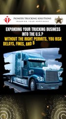 Expanding Your Trucking Business Into The U.S