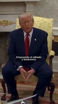 Trump deja caer que podría atacar Irán si fracasan las negociaciones