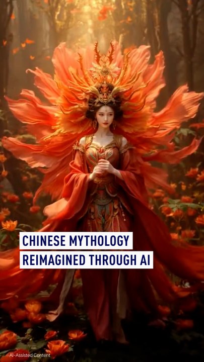 AI revives the beauty of peony fairies