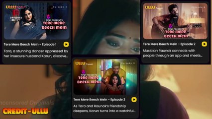 Tere Mere Beech Mai Webseries Part 1 Uncut Version | Ruks Khandagale | Muskaan Agarwal | Ullu