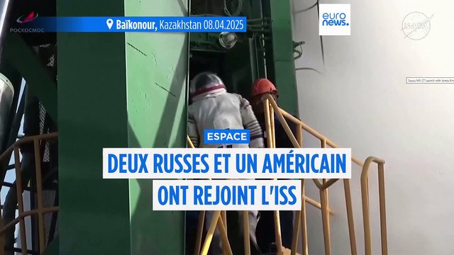 Un vaisseau Soyouz s'est amarré à l'ISS avec un astronaute américain et deux cosmonautes russes