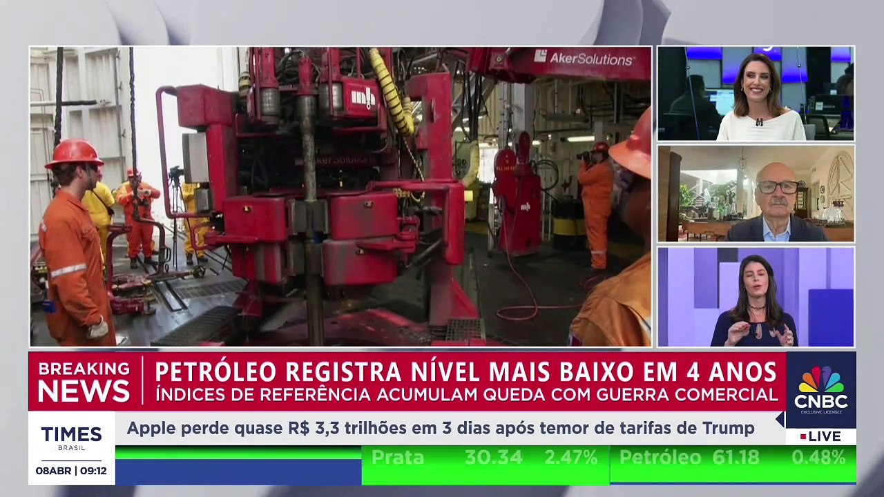 Petróleo atinge menor nível em 4 anos, com estoques altos e recessão global; professor analisa
