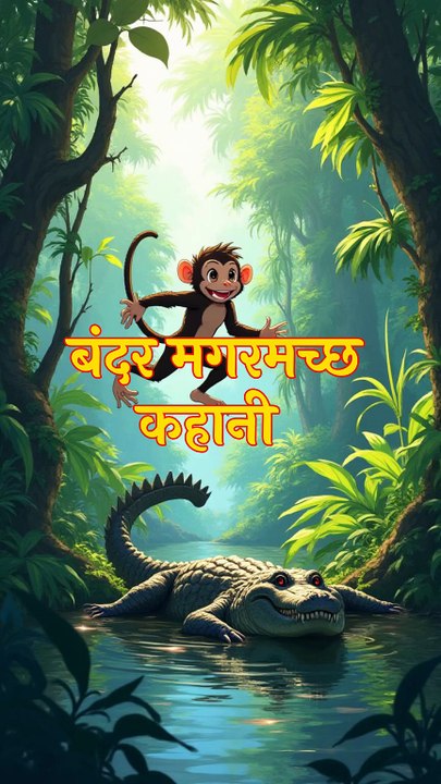 बंदर और मगरमच्छ की कहानी