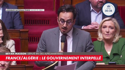 Bryan Masson (RN) : «Comment espérez-vous faire entendre la voix du peuple français ?»