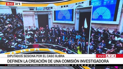 🤚 DIPUTADOS SESIONA POR EL CASO $LIBRA: DEFINEN LA CREACIÓN DE UNA COMISIÓN INVESTIGADORA