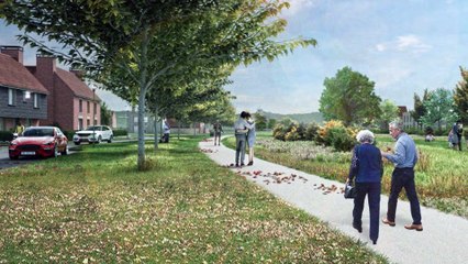 New plans for a 2,500 home development near Bobbing have been resubmitted