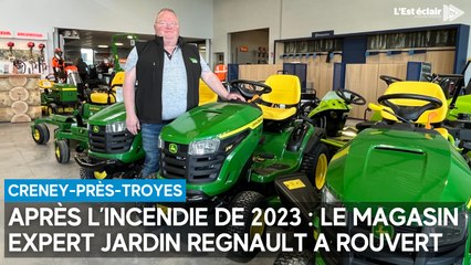 Deux ans après un terrible incendie, ce magasin spécialisé de motoculture a rouvert dans l’Aube