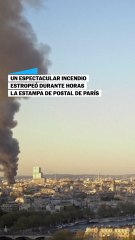 Un incendio masivo en París moviliza a 200 bomberos