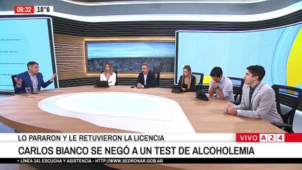 🔴 LA EXPLICACIÓN DE CARLOS BIANCO TRAS NEGARSE A UN CONTROL DE ALCOHOLEMIA