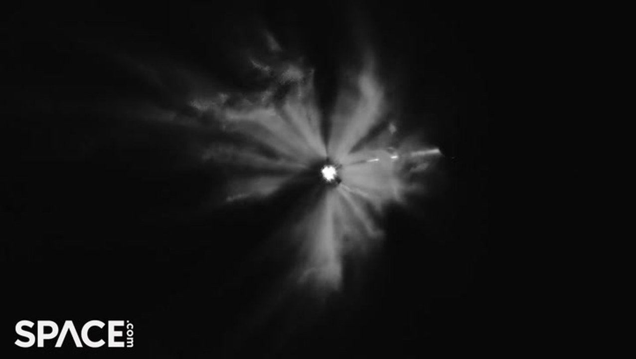 SpaceX Starship's Hot Staging In Amazing Tracki...