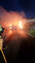 Fireball crash near Oswestry which left husband with broken back and wife with torn bowel