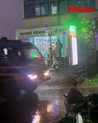 कोल्हापुरच्या शिंगणापुरात वादळी वाऱ्यासह मुसळधार पाऊस-