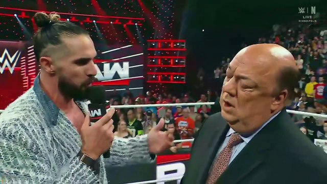 Seth Rollins Attack's Paul Heyman And CM Punk, Seth Rollins Tell Paul Heyman That now he owes him a Favor - WWE Raw 04/07/2025