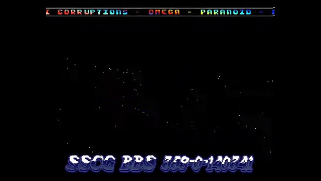 Amiga BBS Intro by SSCG (1991)