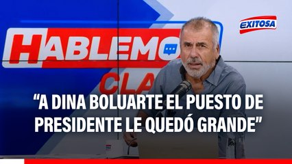 🔴🔵 Nicolás Lúcar: "A la señora Dina Boluarte el puesto de presidente le ha quedado grande"