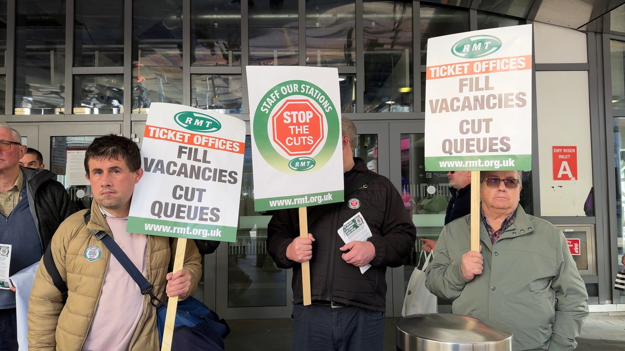 Campaigners raise rail staffing concerns in Birmingham